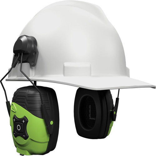 &eacute;couteurs Bluetooth Link Aware vert s&eacute;curit&eacute;, Style Fixation pour casque, 21 dB Quali-T-Solutions