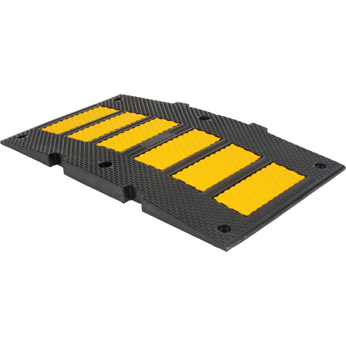 Middle Speed Hump, Rubber, 2' L x 8" W x 1-1/4" H Quali-T-Solutions