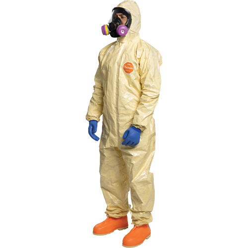 Combinaison 6000 SFR Tychem, Taille Petit, Khaki Quali-T-Solutions