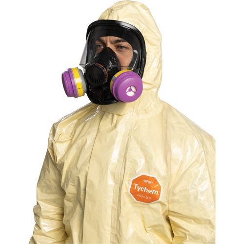 Combinaison 6000 SFR Tychem, Taille Petit, Khaki Quali-T-Solutions