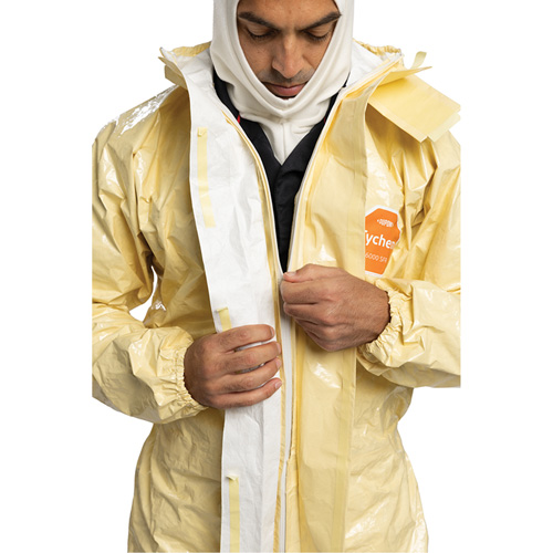 Combinaison 6000 SFR Tychem, Taille Petit, Khaki Quali-T-Solutions