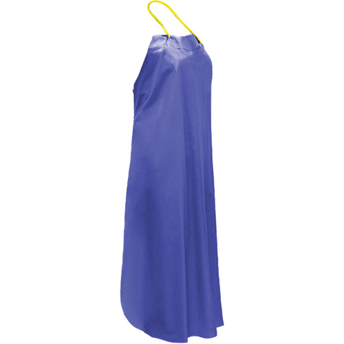 CoverMe Apron, PVC/Vinyl, 45" L x 35" W, Blue Quali-T-Solutions