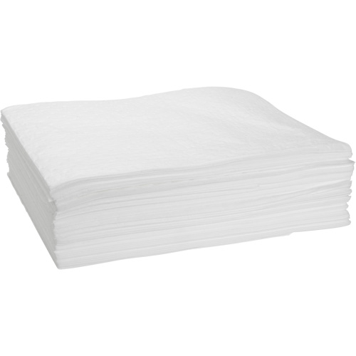 Bonded Sorbent Pad, Oil Only, 15" x 19", 10 gal. Absorbancy Quali-T-Solutions