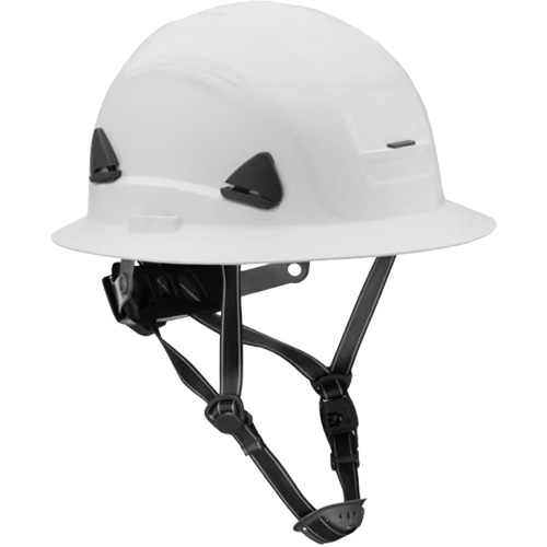 Casque Fibre Metal de style escalade avec bordure compl&egrave;te, R&eacute;pond aux normes CSA type 2, Suspension Rochet, Non ventil&eacute; Quali-T-Solutions