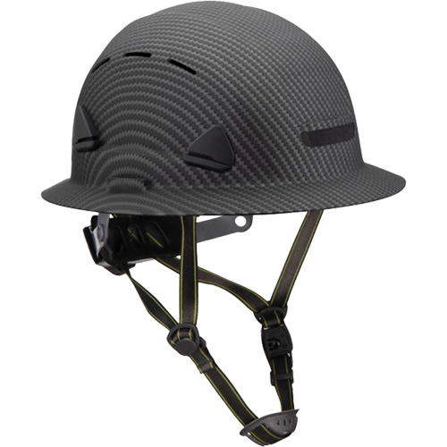 Fibre Metal Climbing Style Helmet with Full Brim, Meets CSA Type 2, Ratchet Suspension, Vented Quali-T-Solutions