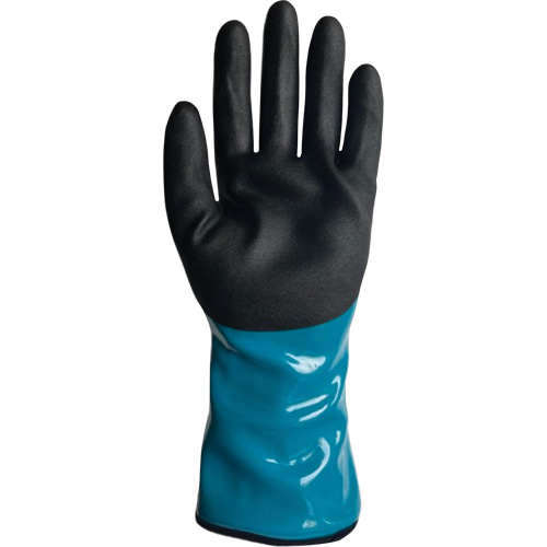 Gants alimentaires de protection contre les produits chimiques, le froid et la coupe, Taille 7, 12" lo, PVC, Doublure en Nylon Quali-T-Solutions