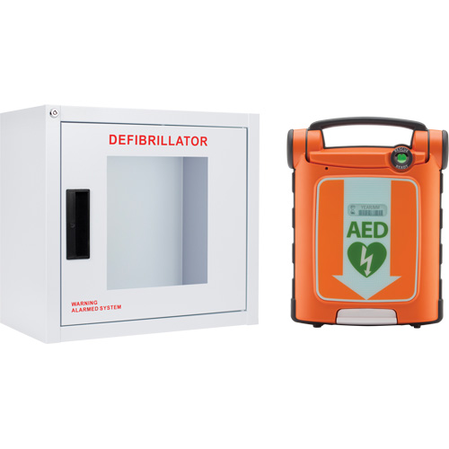 Powerheart&reg; G5 AED & Cabinet Kit, Automatic, Bilingual, Class 3 Quali-T-Solutions
