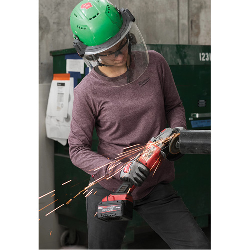 FREEFLEX Long-Sleeve Hybrid T-Shirt, Women's, X-Small, Purple Quali-T-Solutions