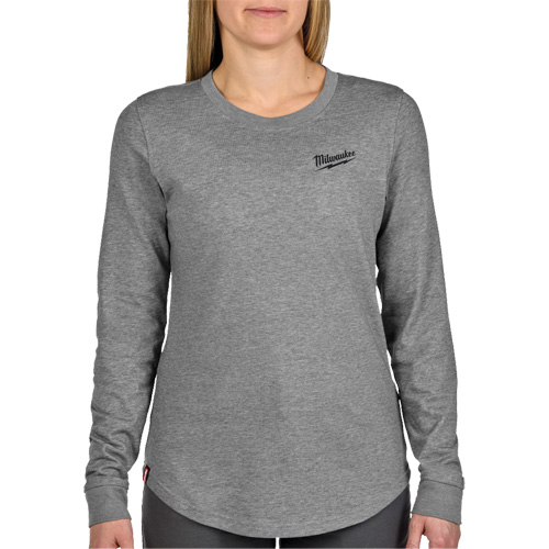 FREEFLEX Long-Sleeve Hybrid T-Shirt, Women's, X-Small, Grey Quali-T-Solutions