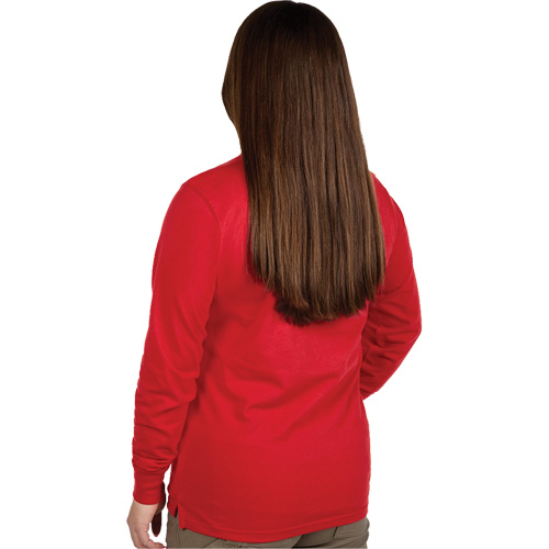 GRIDIRON Long Sleeve Logo T-Shirt, Women's, X-Small, Red Quali-T-Solutions