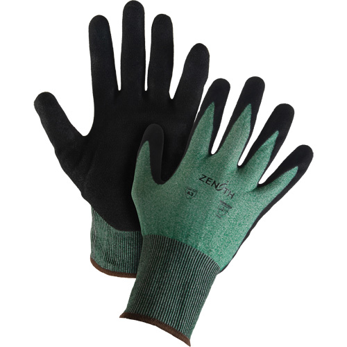 Gants l&eacute;gers et haute dext&eacute;rit&eacute; r&eacute;sistants &agrave; la coupe, Taille 8, Calibre 21, Rev&ecirc;tement Mousse de nitrile, Enveloppe en Acier inoxydable/PEHP, ASTM ANSI niveau A3 Quali-T-Solutions