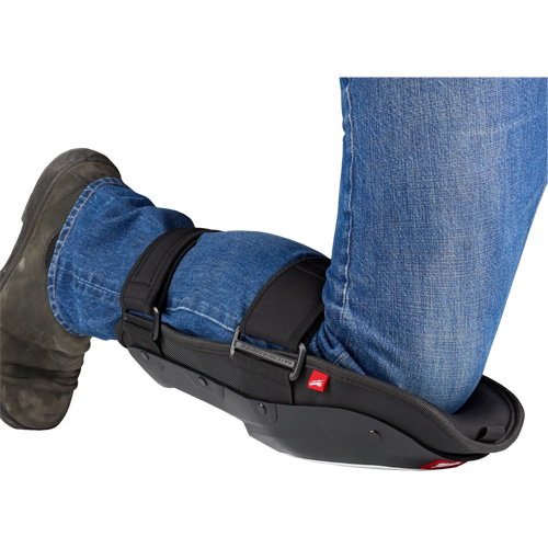 Dynamic Flooring Knee Pad, Hook and Loop Style, Plastic Caps, Foam Pads Quali-T-Solutions