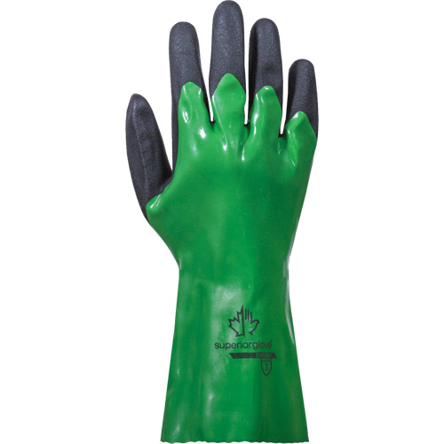 Gants r&eacute;sistants aux produits chimiques SolvStop, Taille 7, 12" lo, PVC Quali-T-Solutions