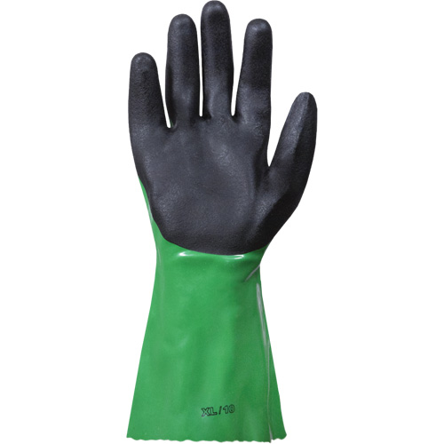 Gants r&eacute;sistants aux produits chimiques SolvStop, Taille 7, 12" lo, PVC Quali-T-Solutions