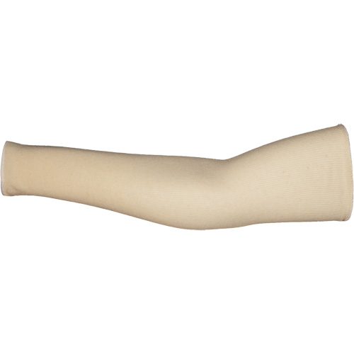 Manchette de protection pour des t&acirc;ches &agrave; faible risque PKCW KnitActiv –  emballage pour machines distributrices, 18", Coton, Beige Quali-T-Solutions