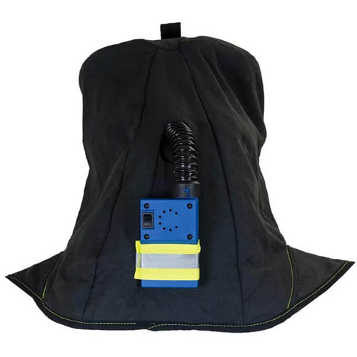 TCG Arc Flash Hood, Black, 40 cal/cm², ANSI Z87.1/ASTM F1506/ASTM F1959/ASTM F2178/Meets/Exceeds CSA Z462/NFPA 70E, 4 Arc Flash PPE Category Level Quali-T-Solutions