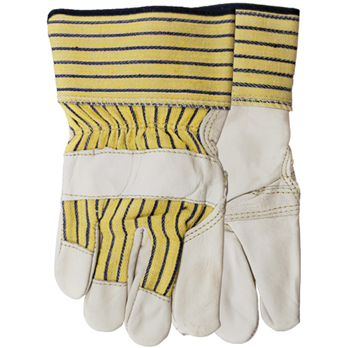 Poor Boy Gloves, One Size, Grain Cowhide Palm Quali-T-Solutions