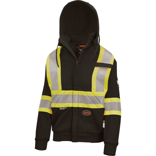 Chandail lourd avec capuchon, Femmes, T-petit, Noir Quali-T-Solutions