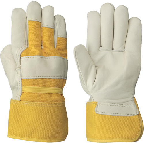 Gants isol&eacute;s en cuir fleur de vache pour femmes, Taille unique, Paume en Cuir fleur de vache, Doublure en Molleton Quali-T-Solutions