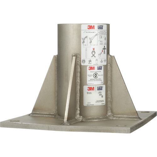 DBI-SALA&reg; Confined Space Floor Mount High Capacity Davit Mast Base, Stainless Steel Quali-T-Solutions