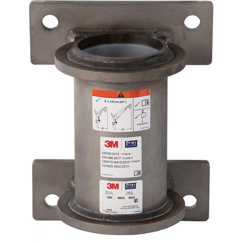 DBI-SALA&reg; Confined Space Wall Mount Base, Stainless Steel Quali-T-Solutions