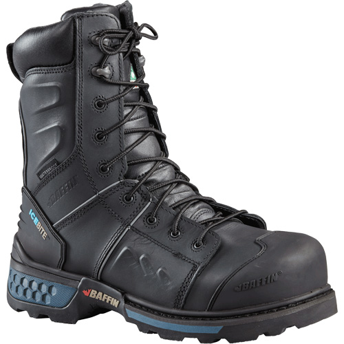 Bottes de s&eacute;curit&eacute; Ice Monster pour hommes, Cuir, Semelle R&eacute;sistant aux perforations, Pointure 10-1/2 Quali-T-Solutions