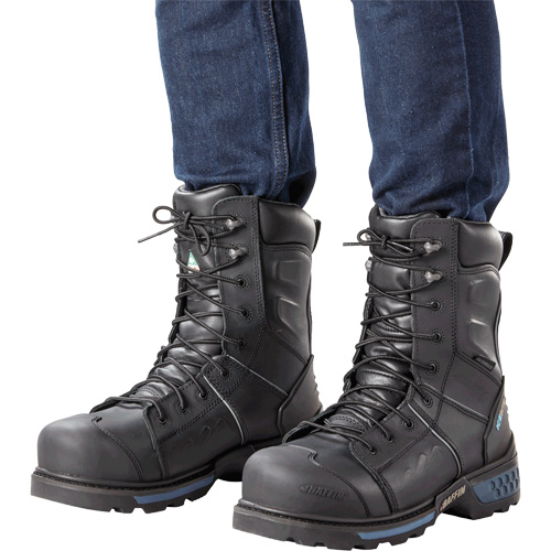 Bottes de s&eacute;curit&eacute; Ice Monster pour hommes, Cuir, Semelle R&eacute;sistant aux perforations, Pointure 10-1/2 Quali-T-Solutions