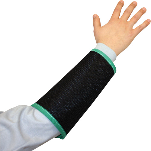 Kut Gard&reg; 2-Ply Cane Mesh Sleeve, Nylon, 9", ASTM ANSI Level A4, Black Quali-T-Solutions
