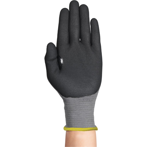 Gants r&eacute;sistants &agrave; la coupe HYFLEX 11-574, Taille 5/2T-petit, Calibre 21, Rev&ecirc;tement Mousse de nitrile, Enveloppe en Intercept, ASTM ANSI niveau A4/EN 388 niveau D Quali-T-Solutions