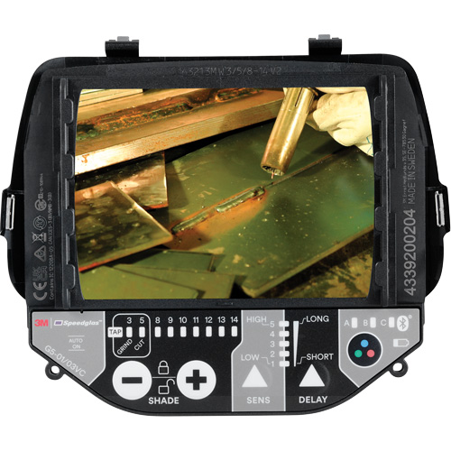 Filtre auto-assombrissant &agrave; teinte variable Speedglas G5, 2-4/5" la x 4-1/4" h Champ de vision, Pour utilisation avec Casques G5-01 et G5-03 Quali-T-Solutions