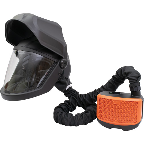 PEAKAIR DEFENDER Visor with Flip-Front & X90VX Blower Kit, Facepiece Respirator/Welding Helmet, Lithium-Ion Battery Quali-T-Solutions