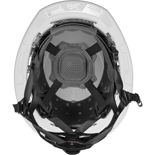 Casque de s&eacute;curit&eacute; &agrave; bordure complet BOLT, R&eacute;pond aux normes CSA type 2, Suspension Rochet, Non ventil&eacute; Quali-T-Solutions