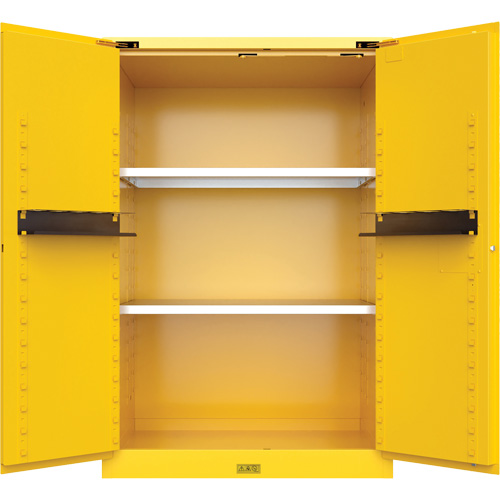 Armoire de s&eacute;curit&eacute; pour produits inflammables Utili-Guard+, 45 gal., 2 Porte(s), 43" La x 65" h x 22" p Quali-T-Solutions