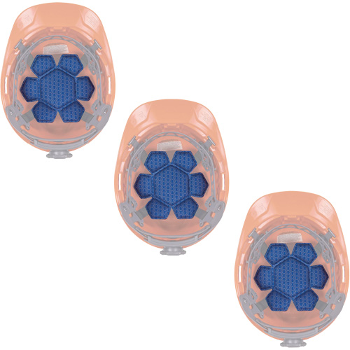 Coussin sup&eacute;rieur de refroidissement pour casque de s&eacute;curit&eacute; Chill-Its 6612 &agrave; &eacute;vacuation de lhumidit&eacute; Quali-T-Solutions