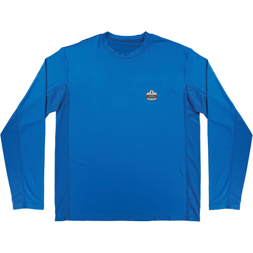 Chill-Its 6689 Cooling Long Sleeve Sun Shirt with UV Protection, Blue, Small Quali-T-Solutions
