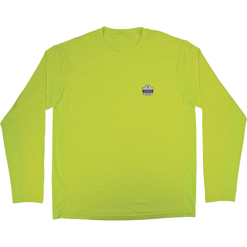 Chemise de refroidissement &agrave; manches longues avec protection solaire et UV Chill-Its 6689, Jaune lime haute visibilit&eacute;, Petit Quali-T-Solutions