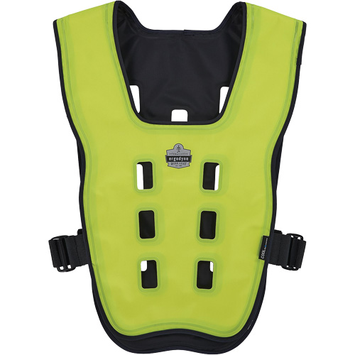 Veste de refroidissement &eacute;vaporatif Chill-Its 6685 avec fermeture &agrave; glissi&egrave;re, 2T-grand/3T-grand, Jaune lime haute visibilit&eacute; Quali-T-Solutions