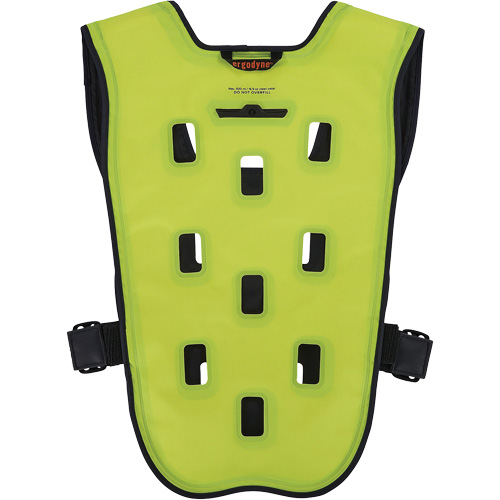 Veste de refroidissement &eacute;vaporatif Chill-Its 6685 avec fermeture &agrave; glissi&egrave;re, 2T-grand/3T-grand, Jaune lime haute visibilit&eacute; Quali-T-Solutions