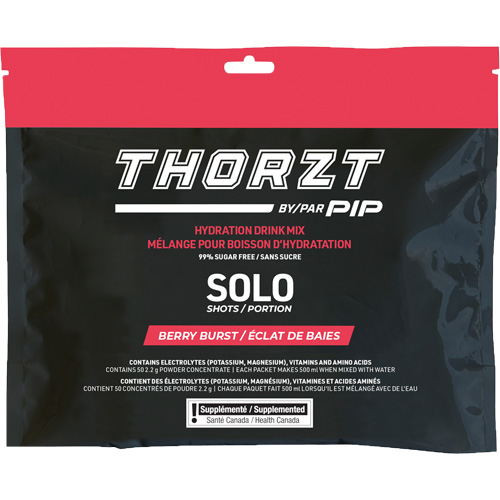 THORZT Sugar-Free Solo Shot Hydration Drink Mix, Single Serve, Berry Burst Quali-T-Solutions