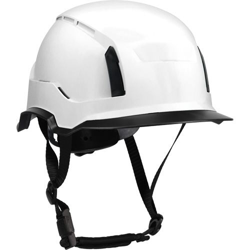 Bordure &eacute;troite compl&egrave;te &agrave; agrafe pour casque d'alpiniste RZRBack, blanc Quali-T-Solutions