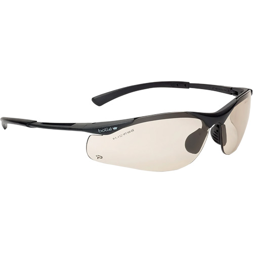Contour BSSI Safety Glasses, Brown/Copper Lens, Anti-Fog/Anti-Scratch, ANSI Z87+ Quali-T-Solutions