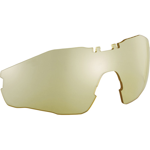 Lentille de rechange pour lunettes de s&eacute;curit&eacute; MY6, Antibu&eacute;e/Anti-&eacute;gratignures, Ambr&eacute;e, MY6 Quali-T-Solutions