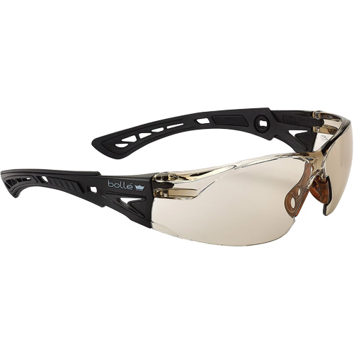 Lunettes de s&eacute;curit&eacute; Rush + BSSI, Lentille Brun/Cuivre, Antibu&eacute;e/Anti-&eacute;gratignures, ANSI Z87+ Quali-T-Solutions