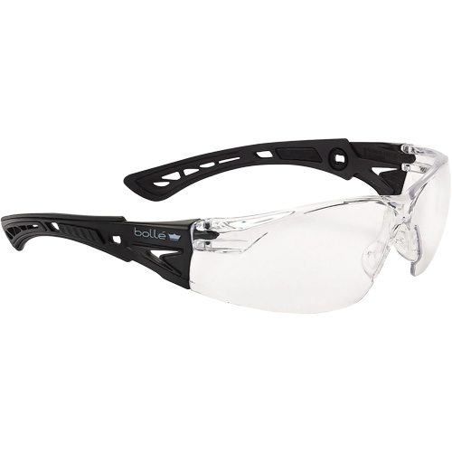 Lunettes de s&eacute;curit&eacute; Rush + Petit BSSI, Lentille Transparent, Antibu&eacute;e/Anti-&eacute;gratignures, ANSI Z87+ Quali-T-Solutions