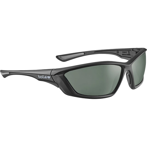 Lunettes de s&eacute;curit&eacute; &agrave; protection balistique SWAT, Lentille Gris, Antibu&eacute;e/Anti-&eacute;gratignures/Polaris&eacute;, ANSI Z87+ Quali-T-Solutions