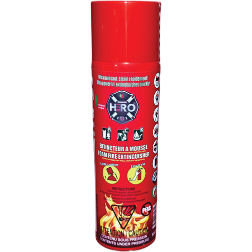 Extincteur Hero 911 sans PFAS, ACK, Capacit&eacute; 500 ml Quali-T-Solutions