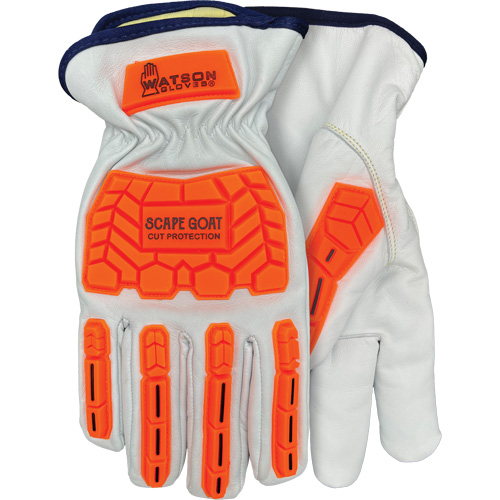 Gants r&eacute;sistants &agrave; la coupe Scape Goat, 3T-Grand, Paume en Ch&egrave;vre, Poignet &eacute;lastique/Conducteur Quali-T-Solutions