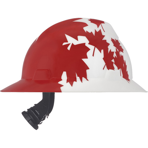 Casque de protection V-Gard &agrave; fentes s&eacute;rie Canadian Freedom, Suspension Rochet, Non ventil&eacute; Quali-T-Solutions