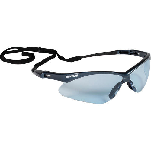 Lunettes de s&eacute;curit&eacute; Nemesis Kleen-Guard, Lentille Bleu p&acirc;le, ANSI Z87+ Quali-T-Solutions