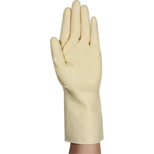 AlphaTec&reg; 87-137 Lightweight Natural Gloves, Size 9, 11.8" L, Rubber Latex, 16-mil Quali-T-Solutions